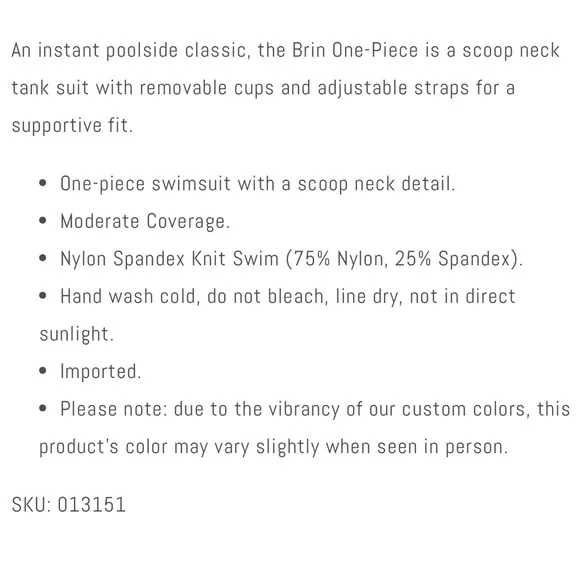 Lilly Pulitzer Brin scoop neck one piece swimsuit - Picture 6 of 6